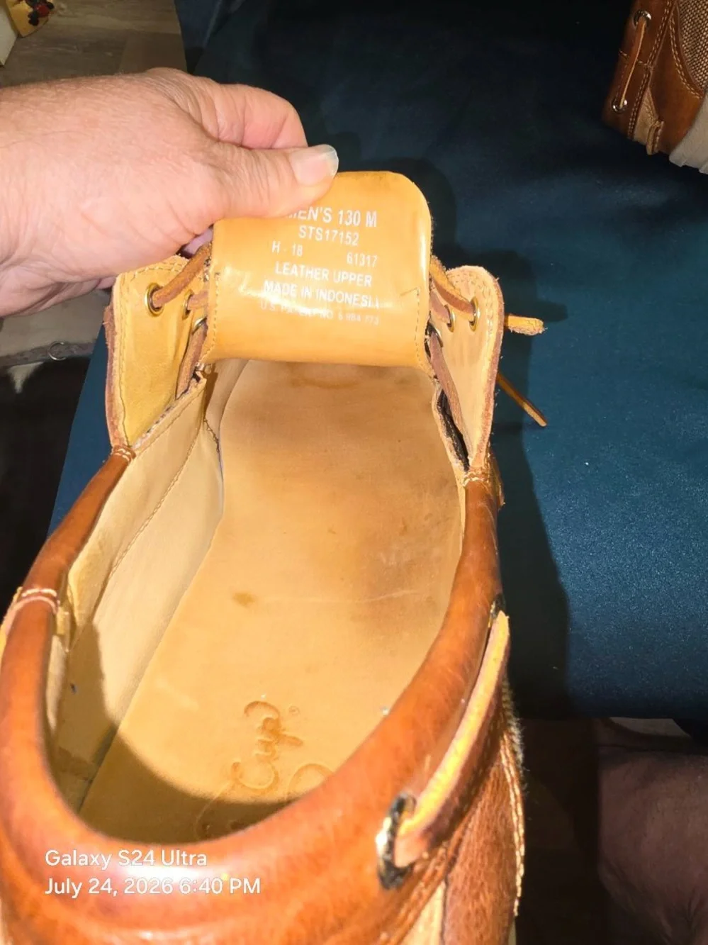 Sperry Gold cup edition Brown Leather Moc Toe Boat Shoes with Tan Laces